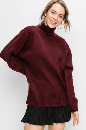 Oversized Turtleneck Sweater