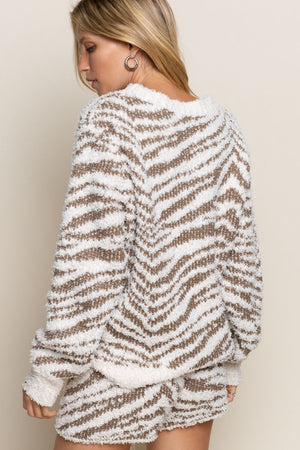 Tiger Cozy Loungewear Sweater