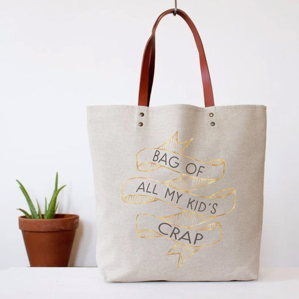 "Kids Crap" Tote Bag