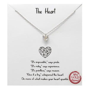 The Heart Carded Necklace