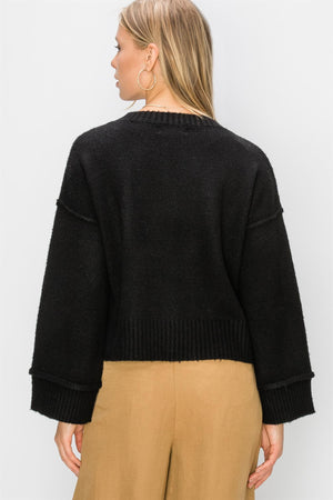 Crewneck Wide Sleeve Sweater