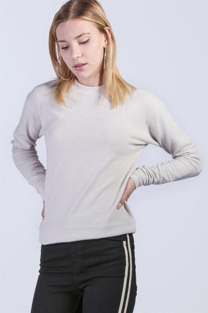 Heathered Pullover Sweat Shirt