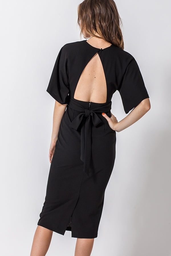 Backless hot sale kimono dress