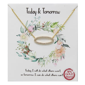 Today & Tomorrow Carded Necklace