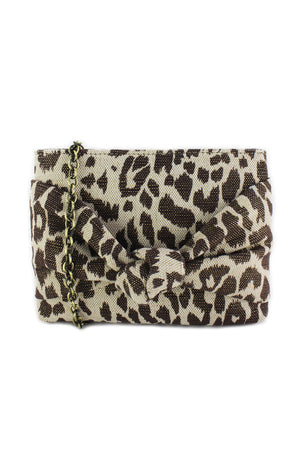 SQUARE CLUTCH W/ LARGE BOW