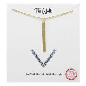The Walk Carded Necklace