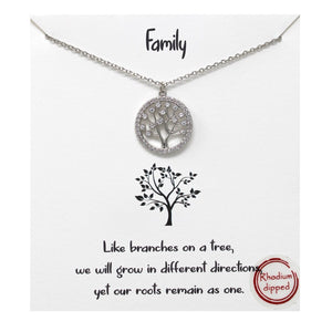 Family Carded Necklace