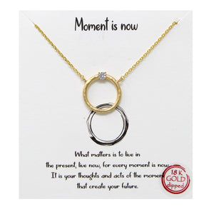 Moment is Now Carded Necklace