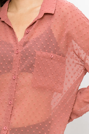 Dots Button Down Shirt