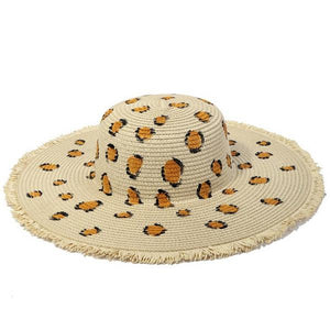 Animal Frayed Sun Hat