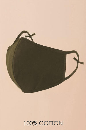 Olive Fashion Mask (Washable)